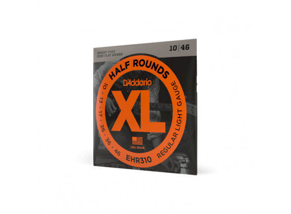 EHR310 10-46 Regular Light, XL Half Rounds Electric Guitar Strings EHR310 10-46 Regular Light, XL Half Rounds Electric Guitar Strings